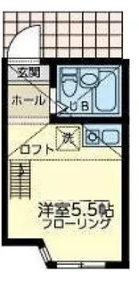 ユナイト南太田ジヴェルニー【2階】の間取り