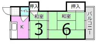 米山ビル【3階】の間取り