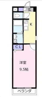 セントラルコート【3階】の間取り