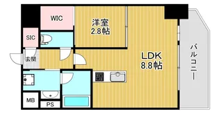 大阪府大阪市生野区小路1【マンション】の間取り