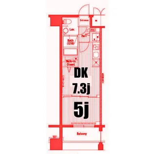 ガーラ・プレシャス横濱関内【6階】の間取り
