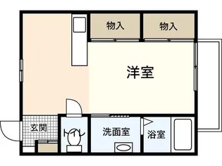 RIVERE吉島【3階】の間取り
