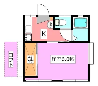 ヤングハイツ【2階】の間取り