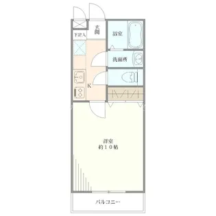 エトリエ紫竹山【3階】の間取り