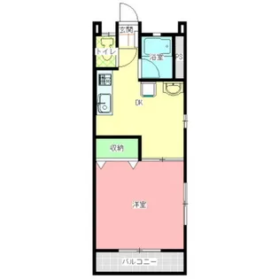 コーポ金沢A棟【2階】の間取り