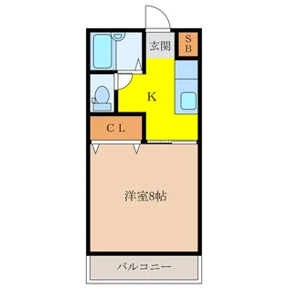 シャトレふじ【2階】の間取り