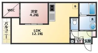 グレイス天野【1階】の間取り
