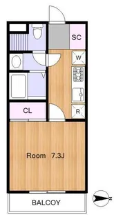 ブルックサイド西葛西【5階】の間取り