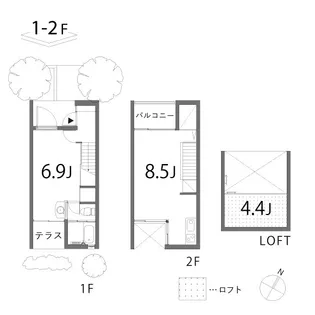 Kフラットの間取り