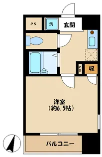 グリーンスクエア【4階】の間取り