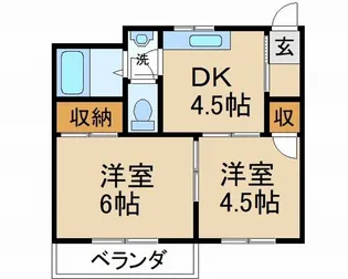 藤マンション【3階】の間取り