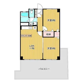 ブレッサヒルズ【2階】の間取り