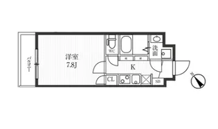 新宿夏目坂コート【1階】の間取り