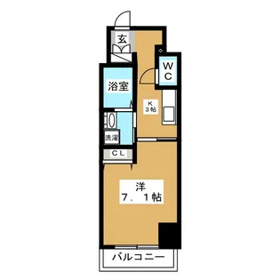 東京都大田区千鳥3【マンション】の間取り