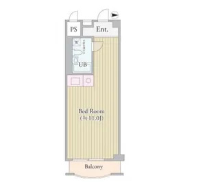 東京都新宿区西新宿4【マンション】の間取り