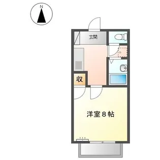 ローレルY&K【2階】の間取り