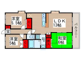 レジデンス柏【3階】の間取り