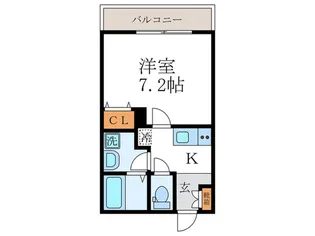 シャルム元田中【3階】の間取り