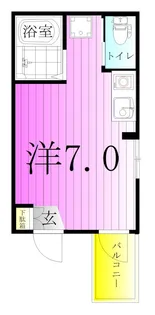 レゾナンス西新井【3階】の間取り
