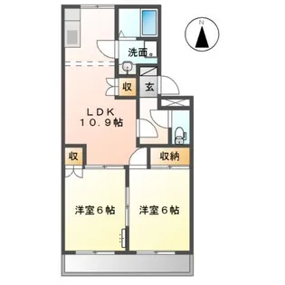 アンシャンテ【2階】の間取り