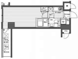 ガラ・シティ横浜西口【5階】の間取り