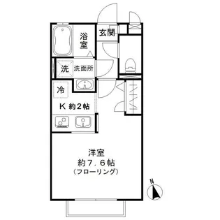 FineCrest桜新町【1階】の間取り