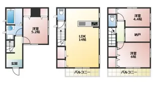 埼玉県川口市芝下1【一戸建】の間取り