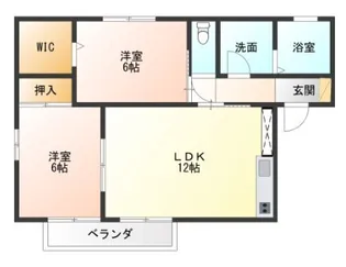 WILL光【2階】の間取り