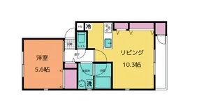 ミント【2階】の間取り