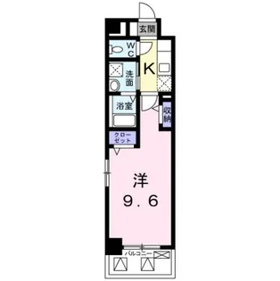 7th FLAG 己斐本町【5階】の間取り