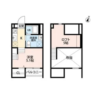 ルミエール柳森町(ルミエールヤナモリチョウ)【2階】の間取り