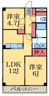 ルミナス青葉【2階】の間取り