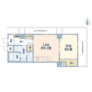 ファミネス綱島【5階】の間取り