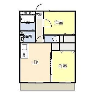 GRAND VIEWII(グランビューII)【2階】の間取り