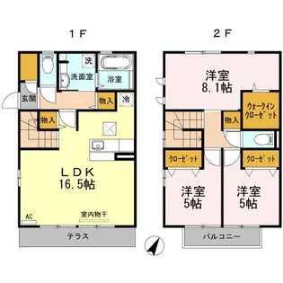 メゾン・ファミールの間取り