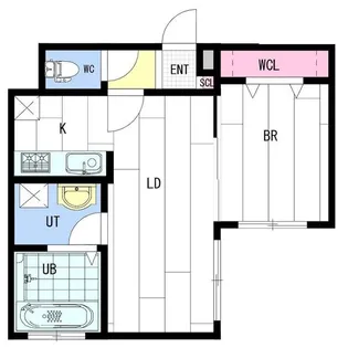 Luxis S5(リュクシスエスファイブ)【4階】の間取り