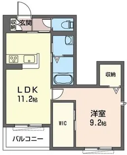 ル グラン ボヌール【2階】の間取り