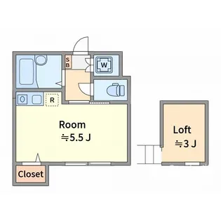 メゾンレーヴ鷺宮【2階】の間取り