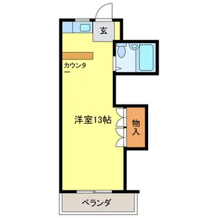 菊水ハイツ【3階】の間取り