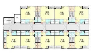 フォルト堤【3階】の間取り