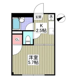 リエス伊勢原【3階】の間取り