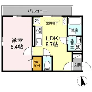 マエストロ【2階】の間取り
