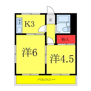 グリーン・コーポ【3階】の間取り
