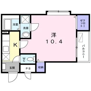 ラフィーネ 葛野【3階】の間取り