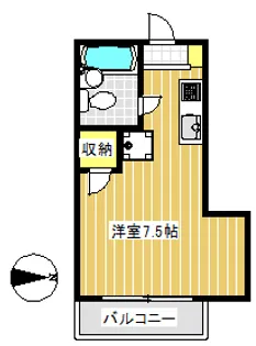 エクセルひばりヶ丘【2階】の間取り