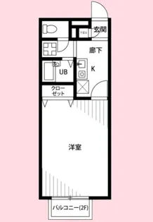 アムール CLEF【2階】の間取り