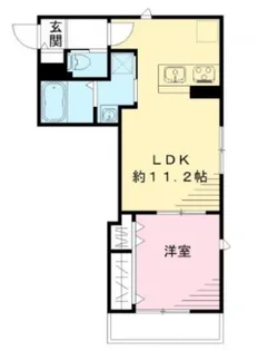 ビューノ渋谷本町【2階】の間取り