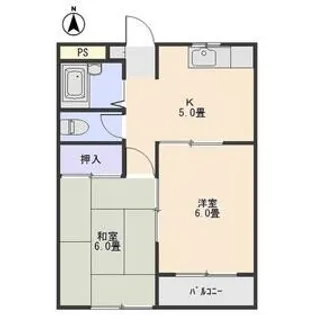 関根ハイツ【2階】の間取り