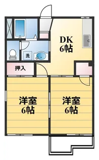 ヴィラ池の端【2階】の間取り