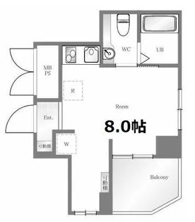 シャンボール白山【4階】の間取り